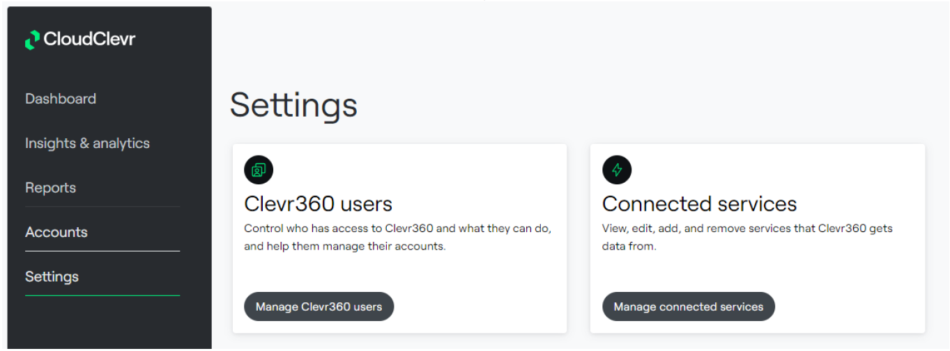 Connecting services